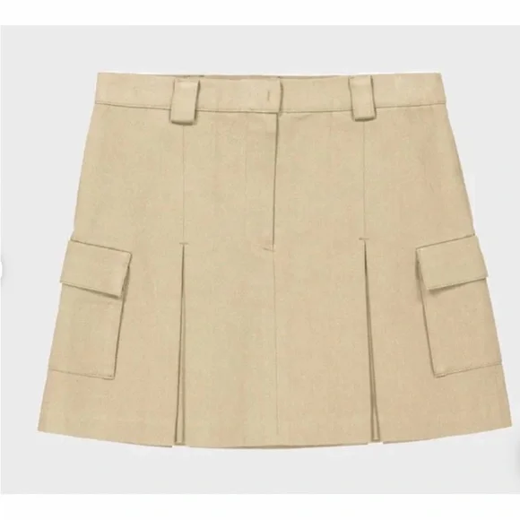 The Frankie Shop Tan Mini Skirt - Picture 7 of 11